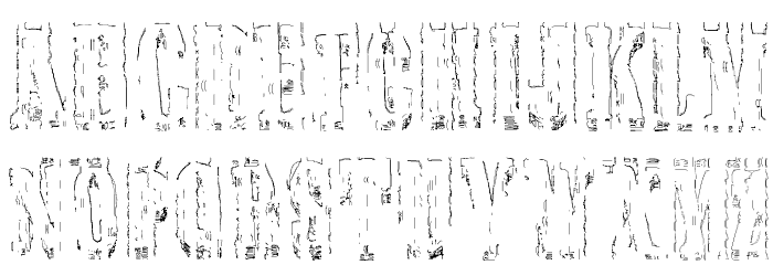 Elbow-SaulWeintraub Font LOWERCASE