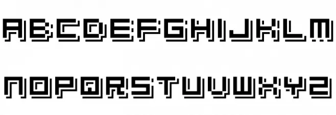Elbow-ado Schriftart Groß