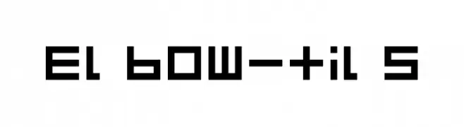 Elbow-tils  font caratteri gratis