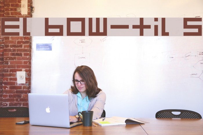 Elbow-tils Font examples