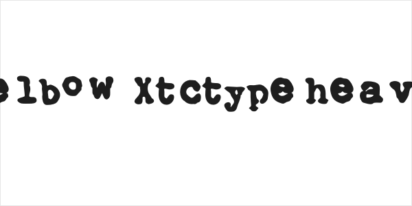 Elbow-xtctype-Heavy Logo