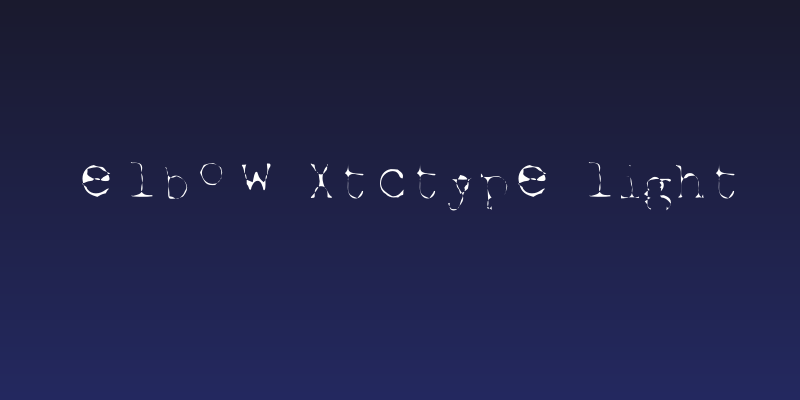 Elbow-xtctype-Light Social Header