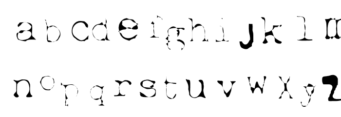 Elbow-xtctype-Light Font LOWERCASE