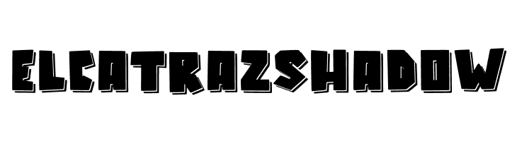 Elcatraz Shadow  Frei Schriftart Herunterladen