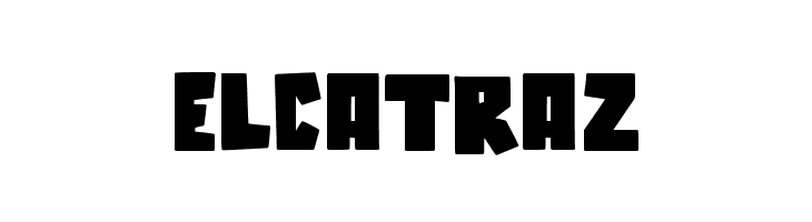 Elcatraz  Скачать бесплатные шрифты