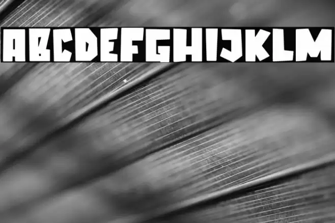 Elcatraz Font examples