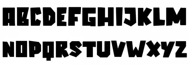 Elcatraz Schriftart Groß