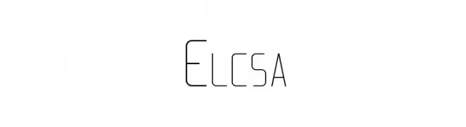 Elcsa  baixar fontes gratis