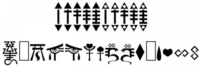 Eldar Runes Fonte OUTROS PERSONAGENS