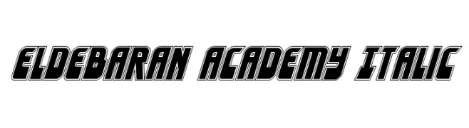 Eldebaran Academy Italic 