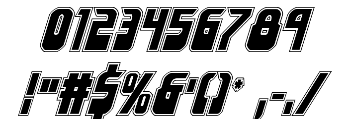 Eldebaran Academy Italic Font OTHER CHARS