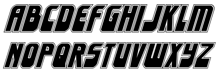 Eldebaran Academy Italic Font LOWERCASE