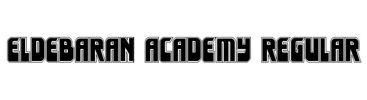 Eldebaran Academy Regular  नि: शुल्क फ़ॉन्ट्स डाउनलोड