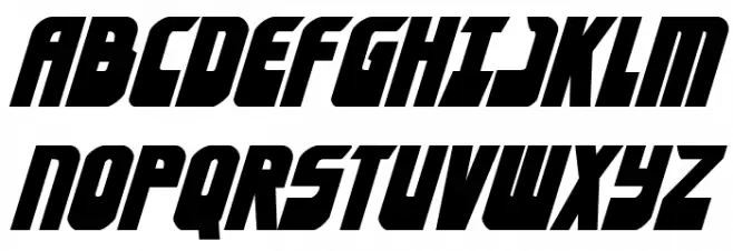 Eldebaran Bold Italic Schriftart Groß