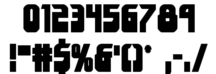 Eldebaran Bold Font OTHER CHARS