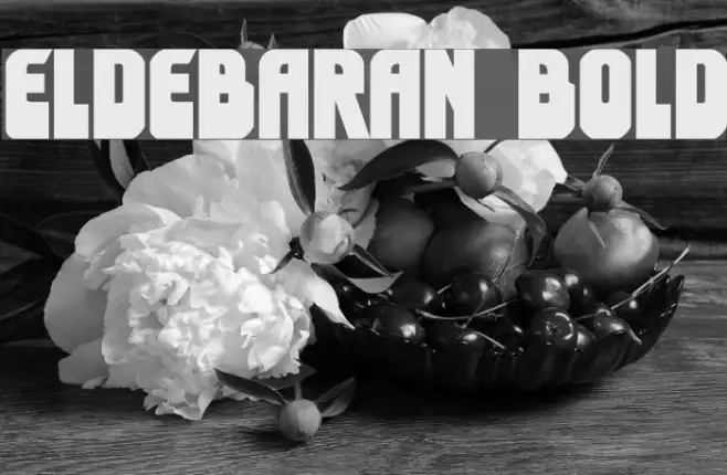 Eldebaran Bold Example 1