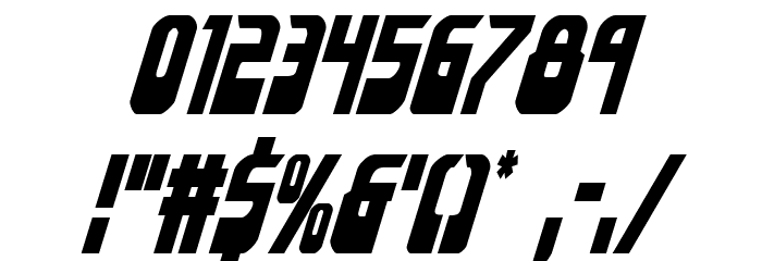 Eldebaran Condensed Italic Font OTHER CHARS