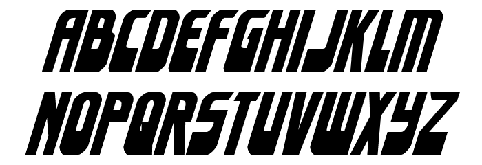 Eldebaran Condensed Italic Font LOWERCASE