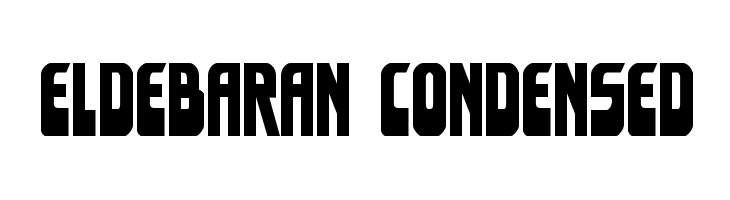 Eldebaran Condensed  Free Fonts Download