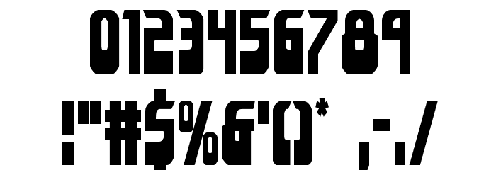 Eldebaran Condensed Font OTHER CHARS