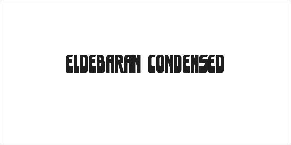 Eldebaran Condensed Logo