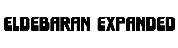 Eldebaran Expanded  Free Fonts Download