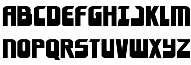 Eldebaran Expanded Font Litere mari