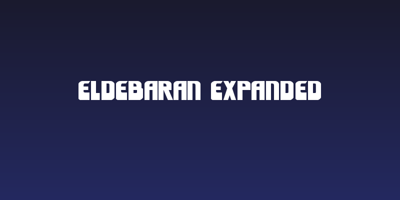 Eldebaran Expanded Social Header