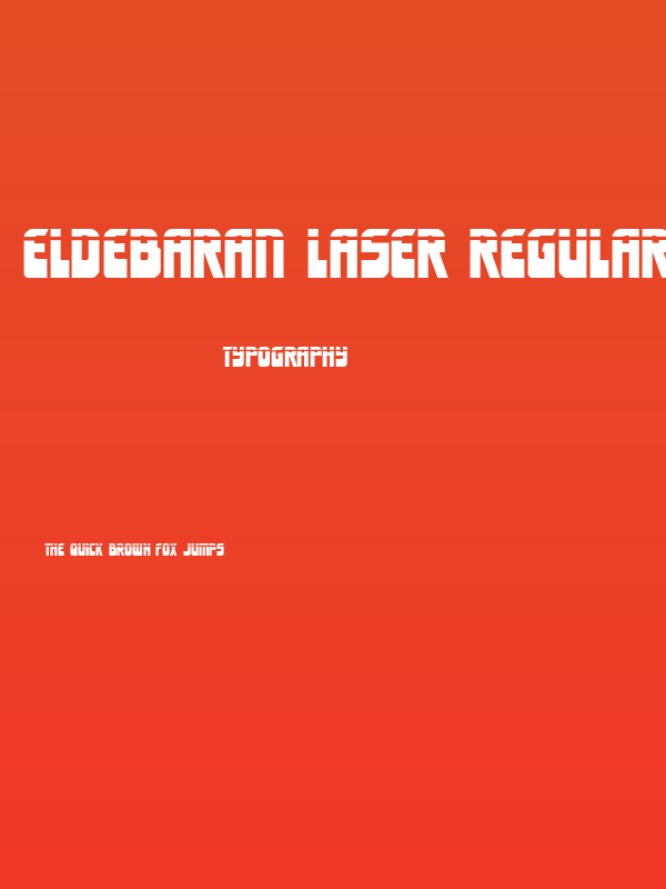 Eldebaran Laser Regular Poster