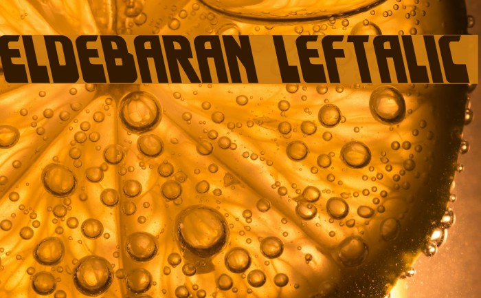 Eldebaran Leftalic Example 1