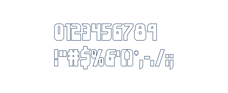 Eldebaran Outline Regular Other Characters