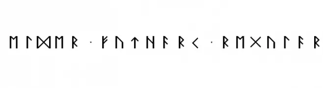 Elder Futhark Regular  Descarca Fonturi Gratis