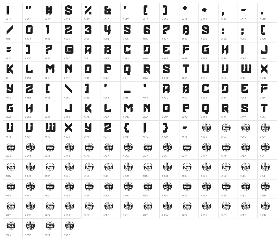 Elder Head Up Character Map