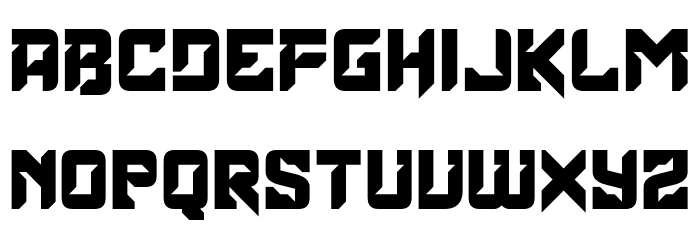 Elder Head Up Font LOWERCASE