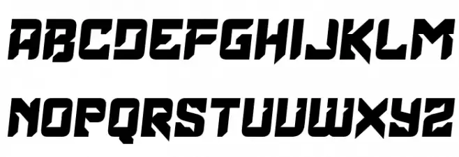 Elder Head Schriftart Groß
