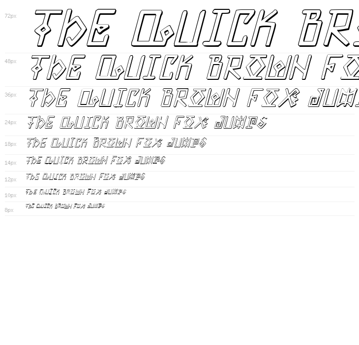 Elder Magic Shadow Italic Waterfall