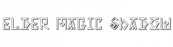 Elder Magic Shadow  Descarca Fonturi Gratis