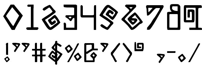 Elder Magic Font OTHER CHARS