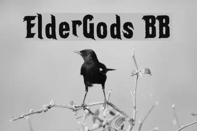 ElderGods BB Font examples