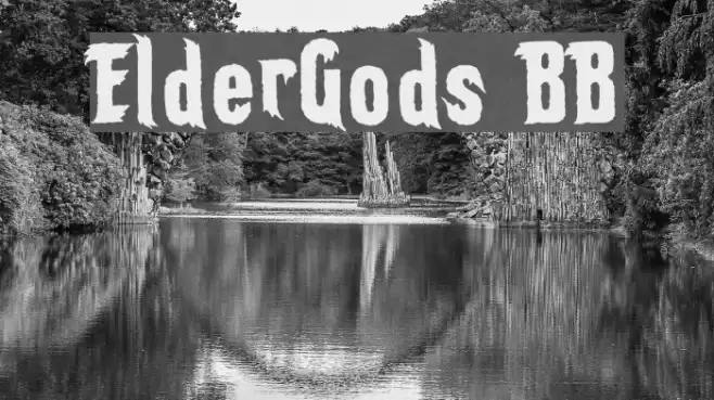 ElderGods BB Font examples