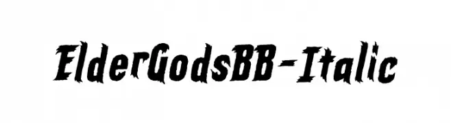 ElderGodsBB-Italic  नि: शुल्क फ़ॉन्ट्स डाउनलोड