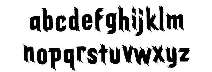 ElderGodsBB Font LOWERCASE