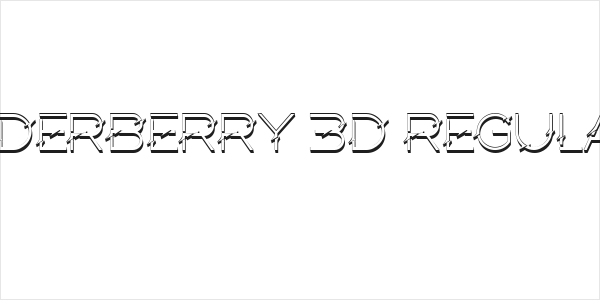 Elderberry 3D Regular Logo