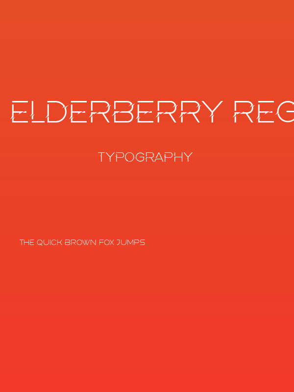 Elderberry Regular Poster