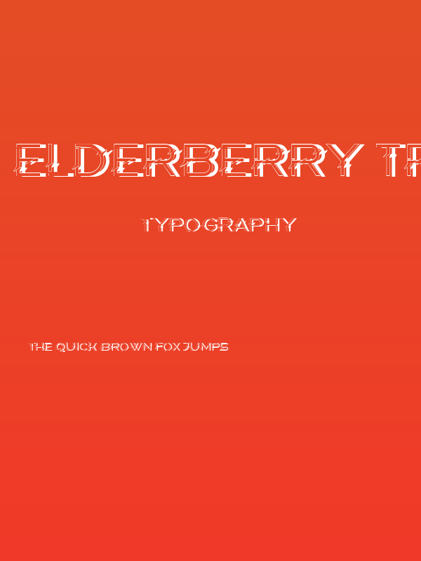 Elderberry Transparent Regular Poster