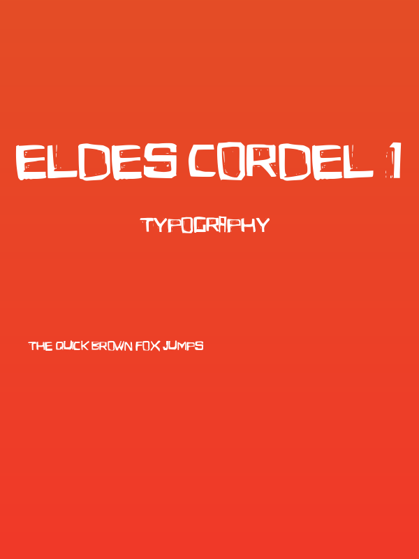 Eldes Cordel 1 Poster