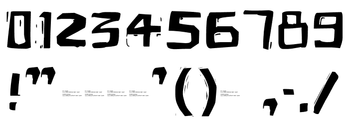 Eldes Cordel Demo Font OTHER CHARS