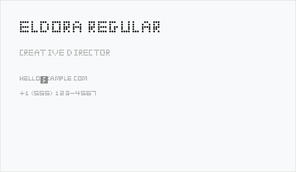 Eldora Regular Business Card