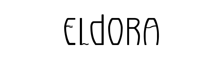 Eldora  Скачать бесплатные шрифты