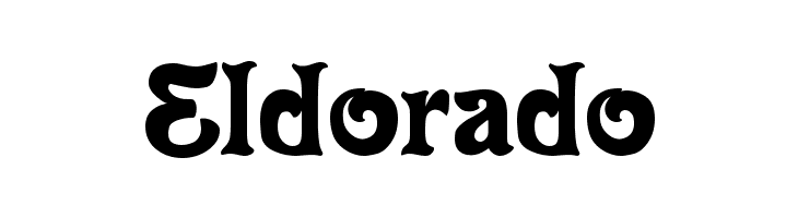 Eldorado Schriftart